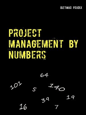 cover image of Project management by numbers